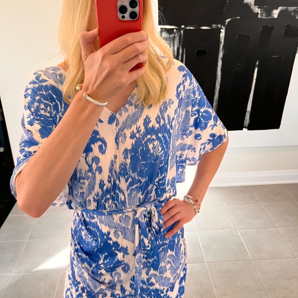 NeverFullyDressed - dress - blue and white - Picture 3 of 3